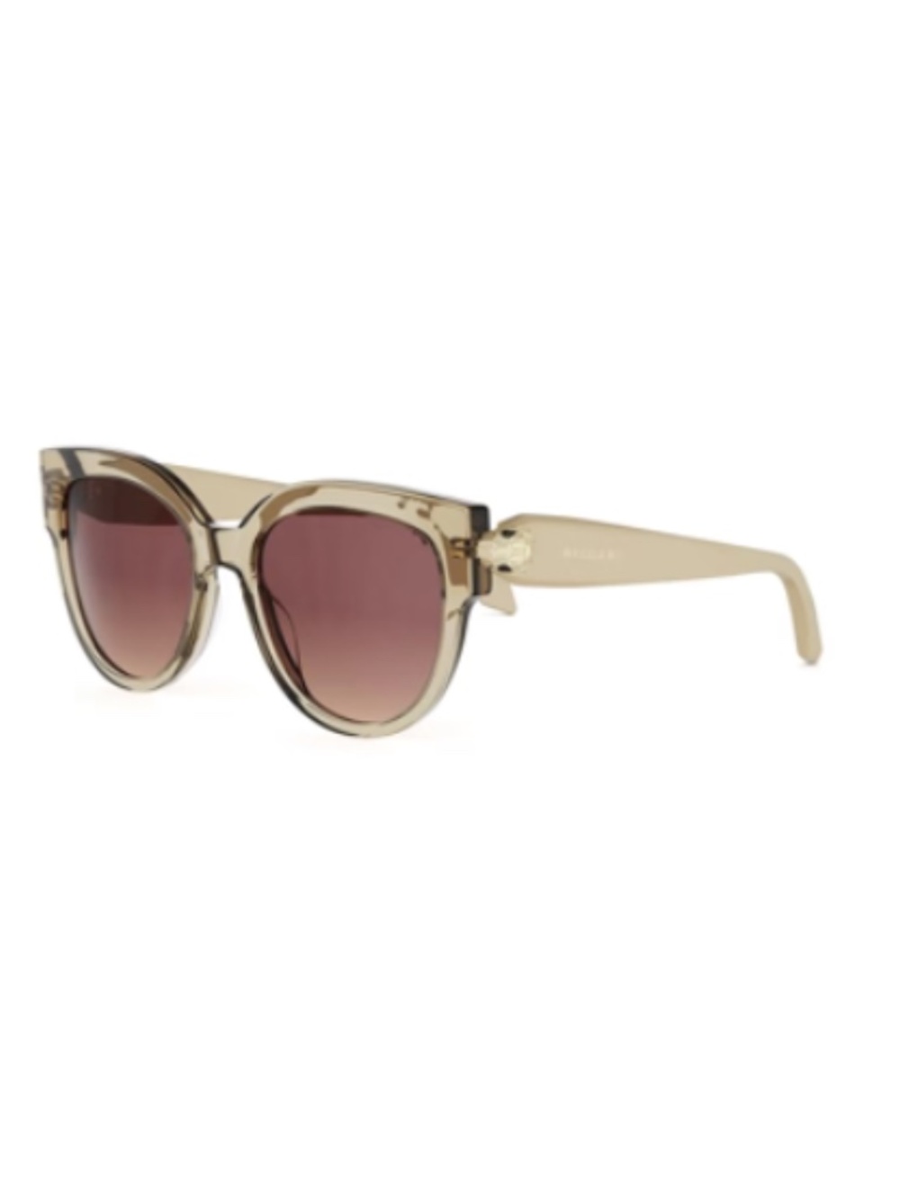 Bvlgari BV40086I 57T 54 Brown with Red Gradient Sunglasses Bulgari